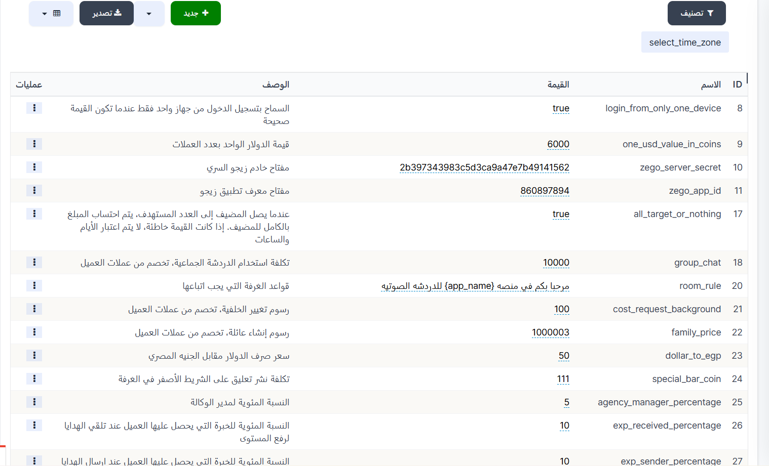 التكوينات