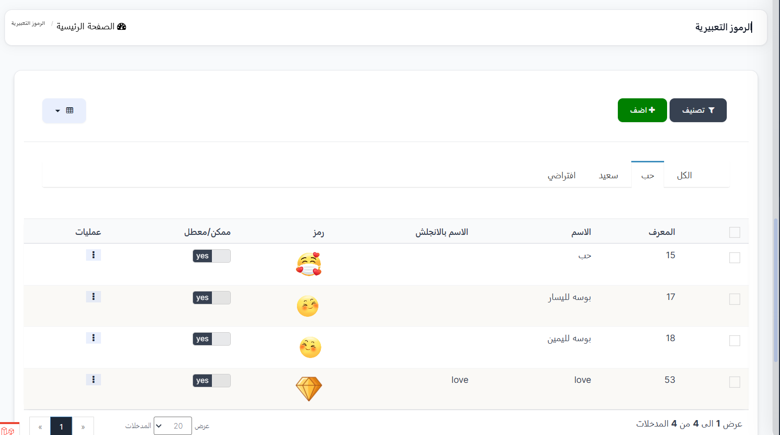 الرموز التعبيرية